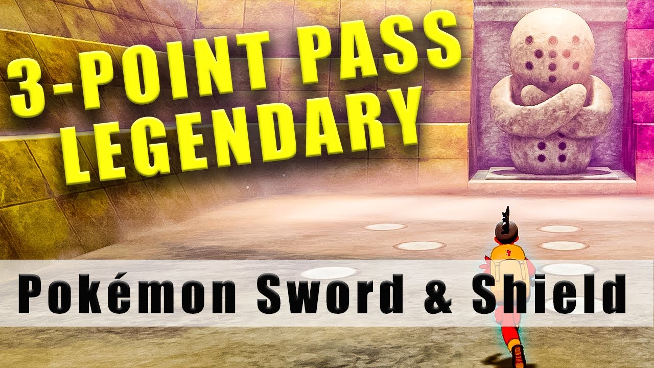 Pokémon Sword And Shield Three-Point Pass Legendary Giant The Crown Tundra - Red Right Lights