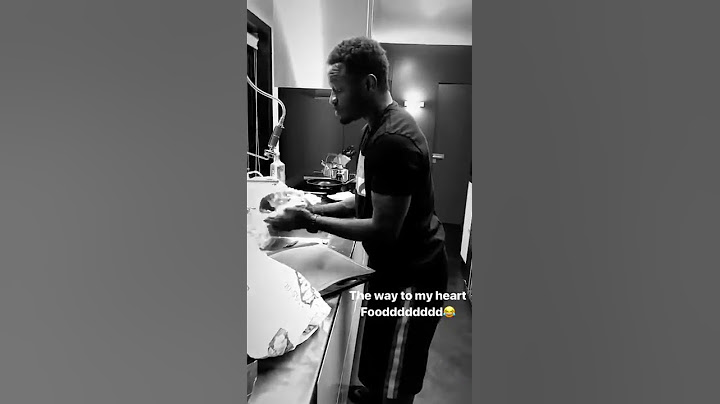 Sulley Muntari cooks for wife
