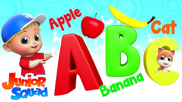 Phonics Song | ABC Alphabets Songs For Kids | Nursery Rhymes By Junior Squad