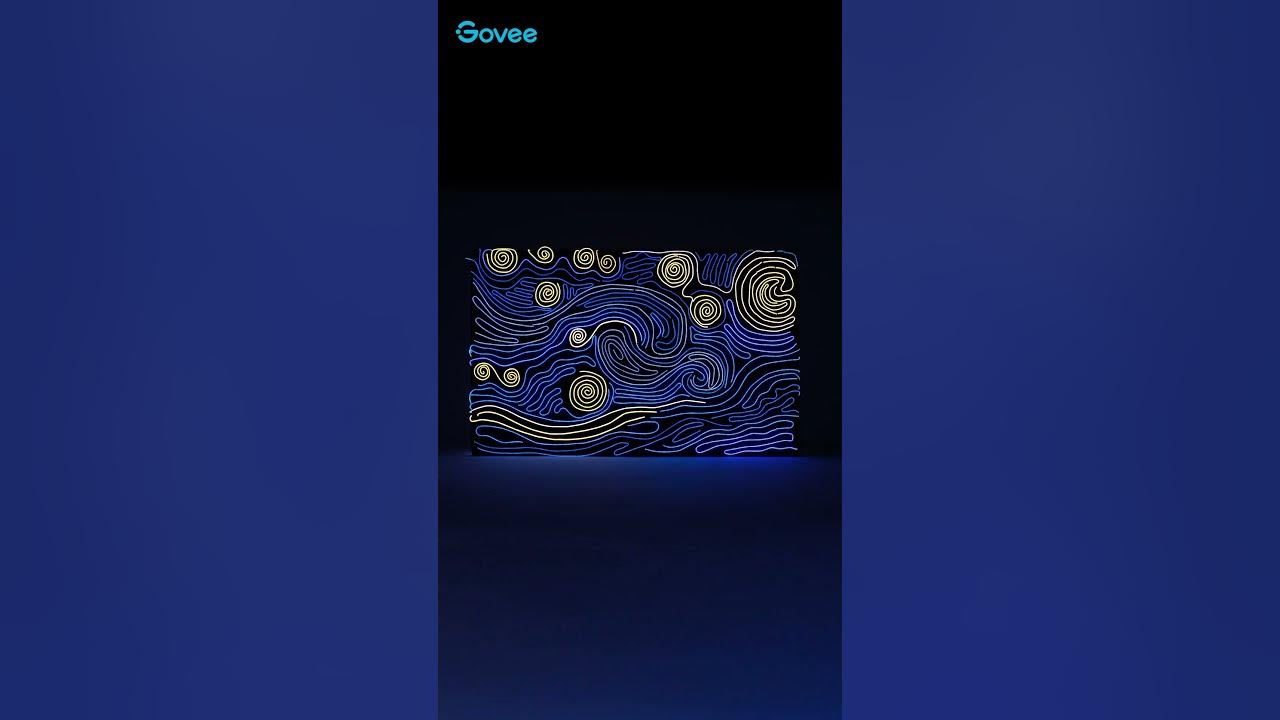Presenting our recreation of Starry Night using #GoveeNeonLights! - YouTube