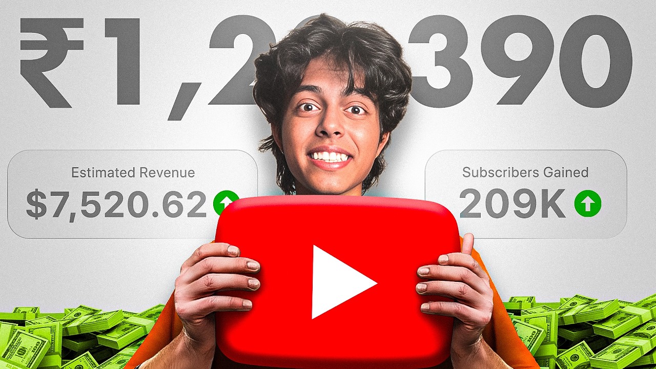 My FACELESS Channel Made ₹1,00,000 in 7 Days Using AI (You Can Too!)