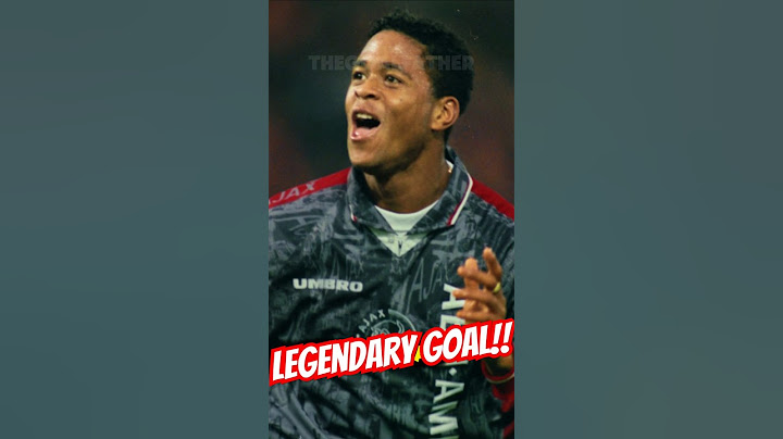 The Goal That Made Patrick Kluivert a Legend! 🏆⚽ #Shorts"