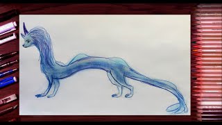 How to draw a dragon. Raya and the last dragon. Как нарисовать дракона. Райя и последний дракон