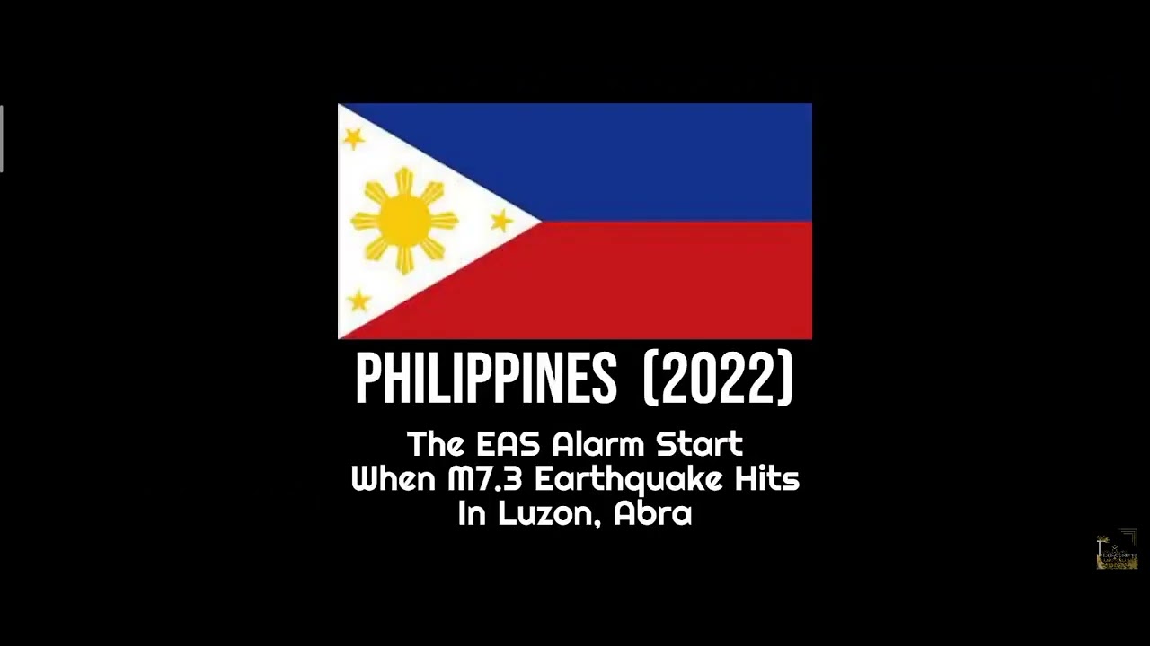 2022 PHILIPPINES EAS ALARM - YouTube