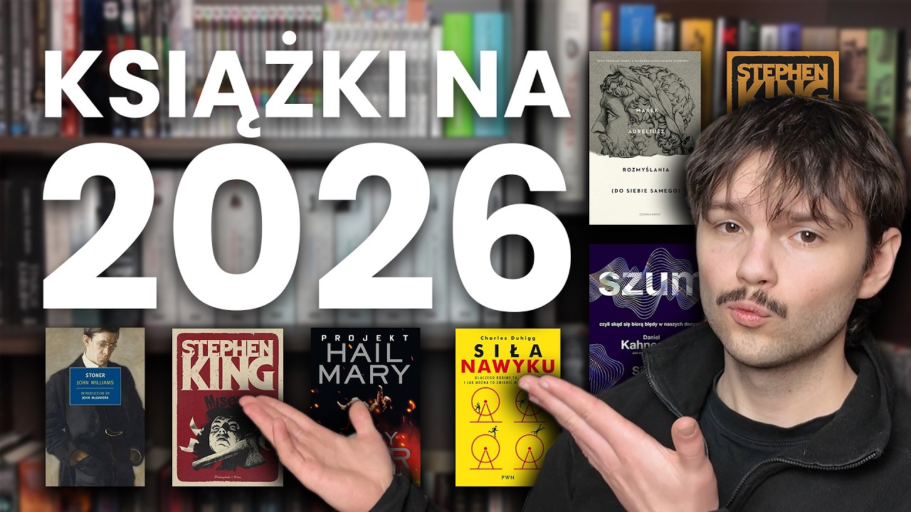 18 Książek(i komiksów), które MUSZĘ przeczytać w 2026!📚