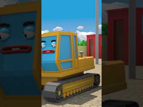 Yellow Excavator & Surprise Egg Hunt #мультикипромашинки #длядетей #мультфильмы #трактор #carcartoon