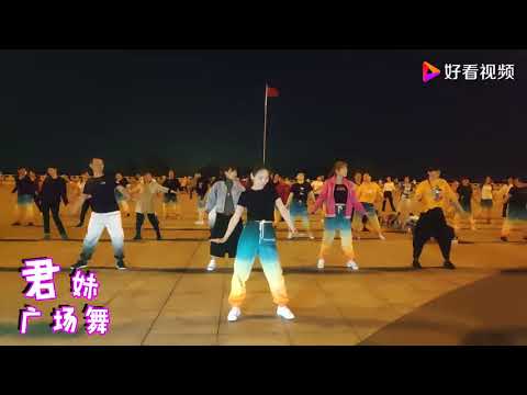经典韩文金曲《DJ两个人》广场舞48步，时尚动感，百挑不厌