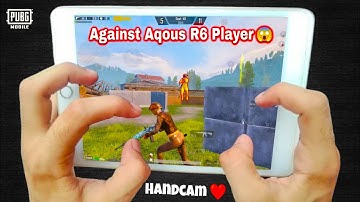 Real 60Fps Android Player Almost DEFEATED Me 😢🥵 iPad Mini 5 Vs Aqous R6 / pubg m