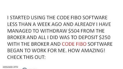 1* Code fibo a scam?  review reveals the whole truth