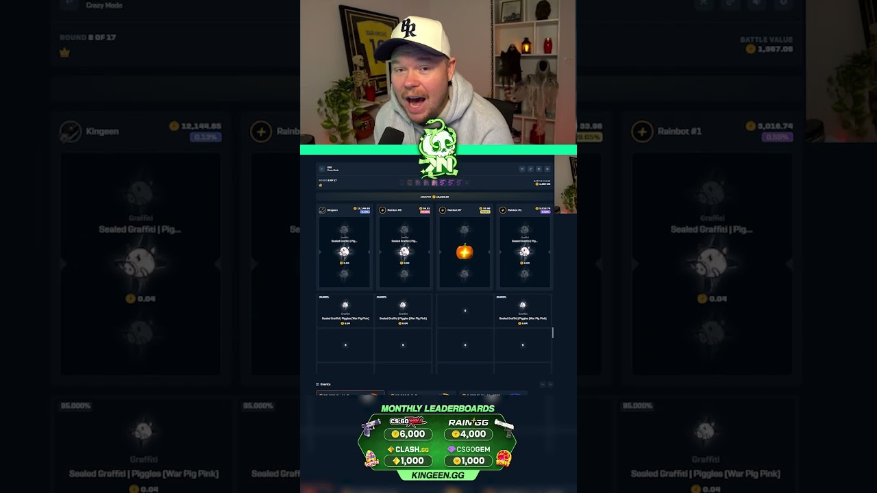 i went CRAZY MODE ONLY and won MASSIVE... | CS2 CASE BATTLE TRADEUPS