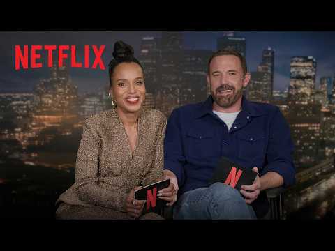 Ben Affleck and Kerry Washington Interview Each Other | Animals | Netflix