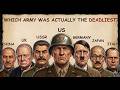 Which Army Was Actually the Deadliest in WWII? | Military History Deep Dive