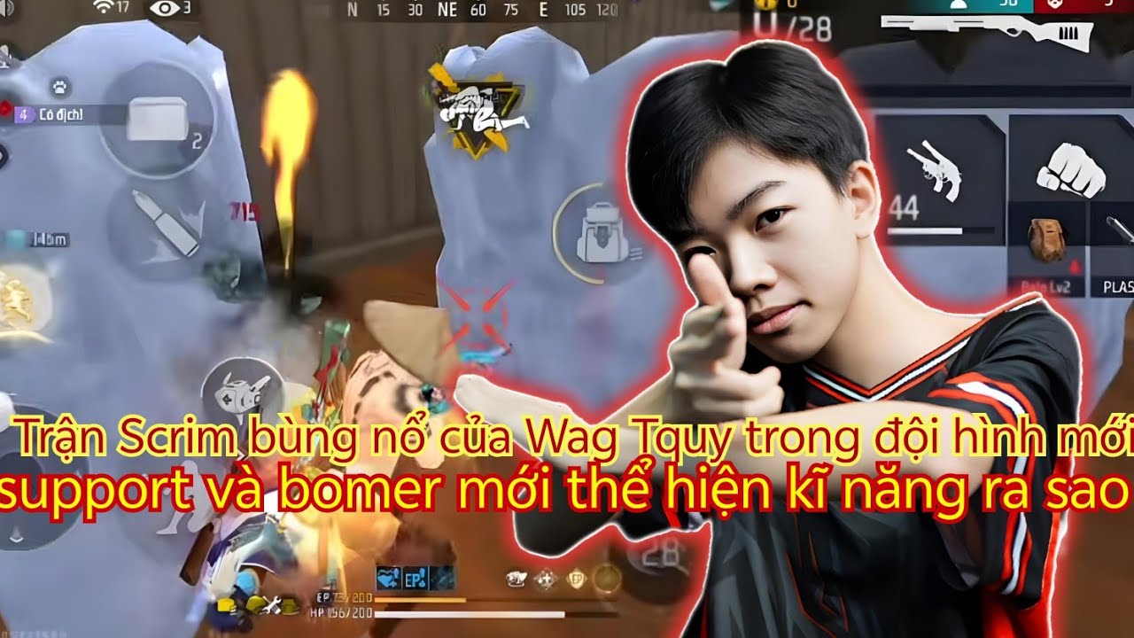 Trận Scrim bùng nổ của Wag Tquy trong đội hình mới, support và bomer mới thể hiện kĩ năng ra sao