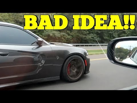 Never Try To Race A Dodge Charger SRT Hellcat In Your RT!