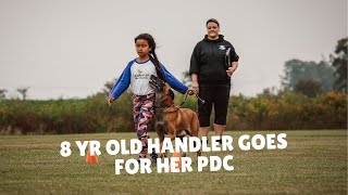 Our 8 Year Old Daughter Goes For Her PDC in PSA | Grassroots K9