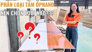 Phân loại tấm nhựa ốp tường nano, nên sử dụng loại nào? | Review tấm ốp tường nano | Haroma