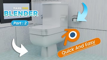 Modeling a 3D toilet in Blender ( Super easy and Fast ) Part 2