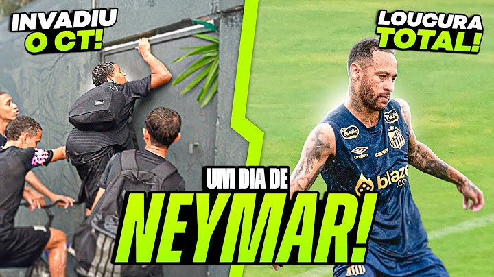 PASSEI UM DIA COM NEYMAR NO CT DO SANTOS!