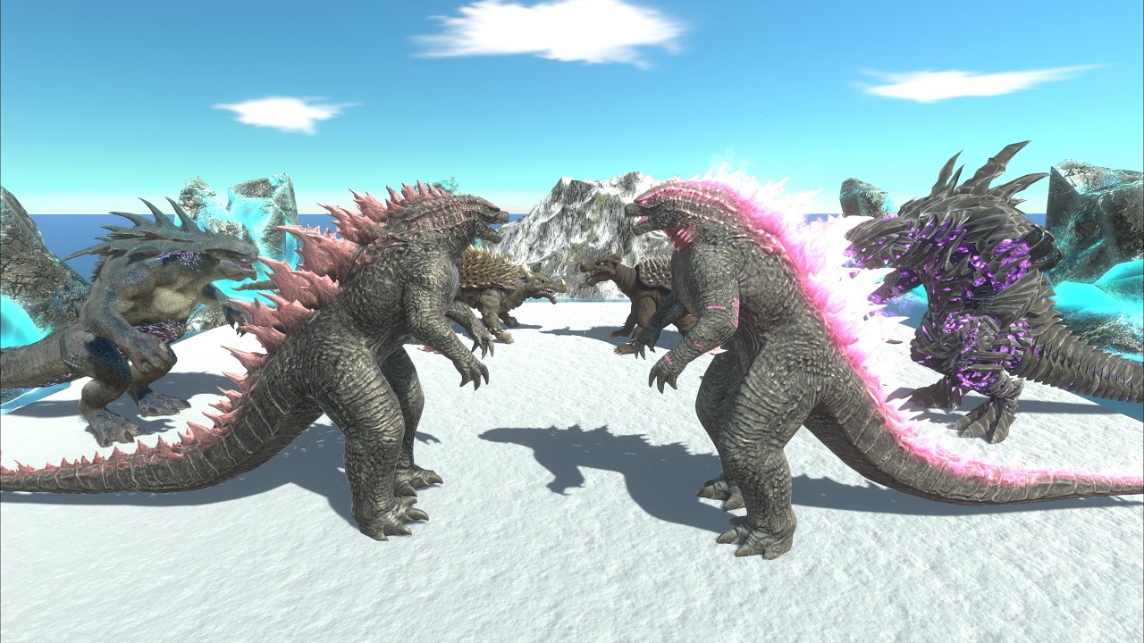 New Version vs Old Version – Godzilla & Kaiju Battle Test - Animal Revolt Battle Simulator