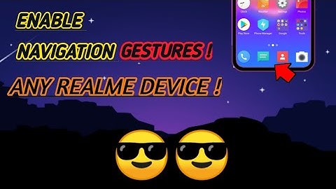 How to enable gesture navigation in any realme device | Shubham Mishra ft. Realme C1