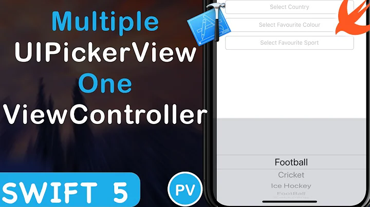 Multiple UIPickerView in One ViewController Xcode 11 Swift 5