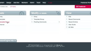 ExpressionEngine Control Panel Overview (6-25) DaBrook EE Tutorial