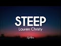 Lauren christy  steep lyrics