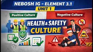 Element 3.1 – Understanding Health & Safety Culture I NEBOSH IG Unit 1