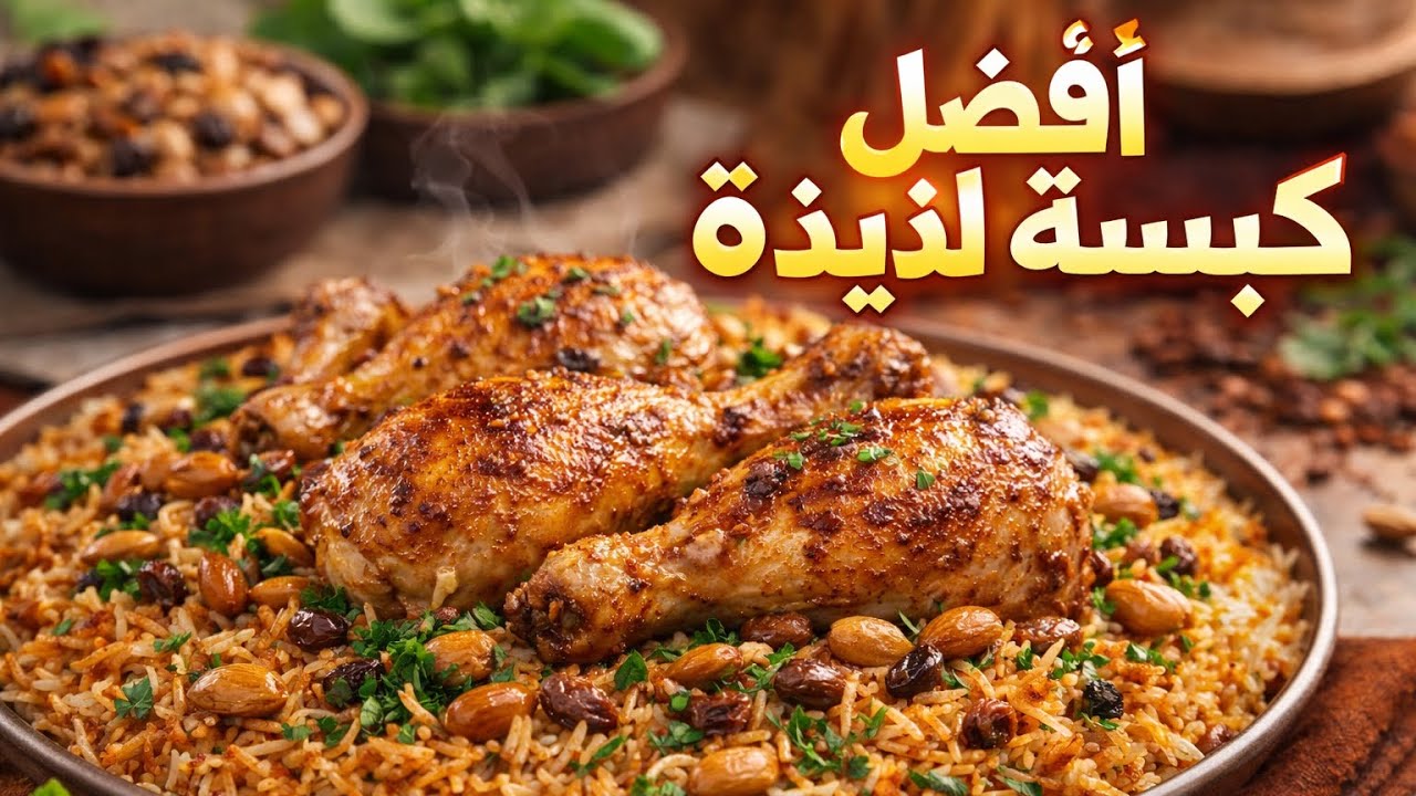 كبسة الدجاج في 30 دقيقة: طعم لذيذ وسهل التحضير لكل يوم! 🍗🍚