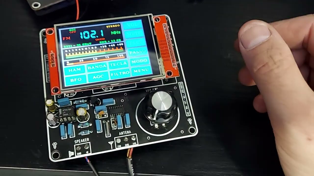 Receptor Radio DSP SI4735 baixo custo banda corrida