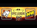 🔴 Dota 2 LIVE | VP vs NAVI | BO3 | EPIC League Division 1 | English Caster