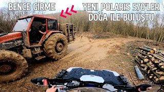 ATV TAKLA MI ATTI? ATV İLE TRAKTÖR BATAKLIĞINA GİRDİK! POLARIS SPORTSMAN 570 - POLARIS 1000S ATV MUD