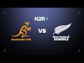 LIVE STREAM | Australia U18 v New Zealand Schools | Game 2, 2025