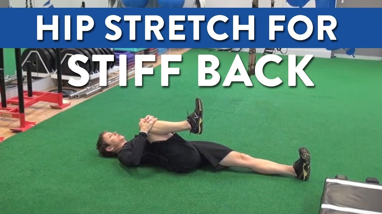 Quick Hip Stretch For Hockey Players With A Stiff Back YouTube