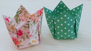 Origami Egg Stand Box