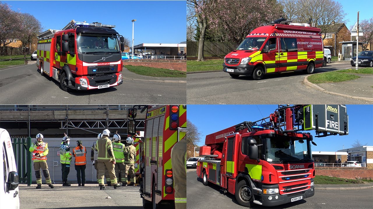 EXERCISE HAMMER: Multiple Fire, Ambulance & Police Crews respond to PERSONS REPORTED HIGH RISE FIRE!