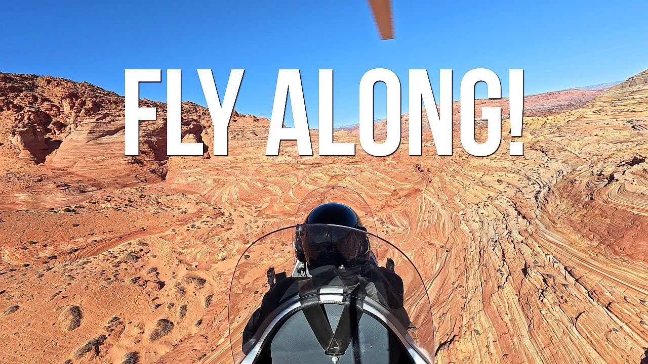 Fly Along! - Raw Flight Footage Of The Paria Area