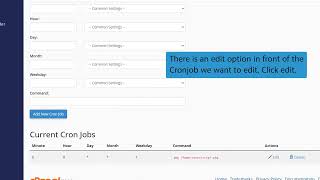How to edit or delete Cronjob via cPanel with SiveHost