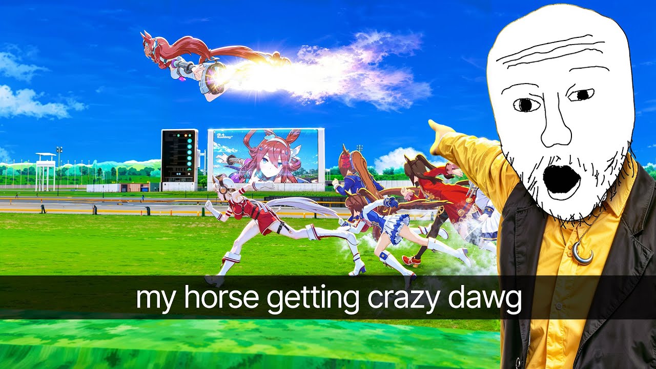 Mihono Bourbon Doing Tricks On It In Umamusume