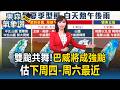 雙颱共舞！「巴威」將成強颱 周末將一路西行估下周四-周六最近【東森氣象讚】