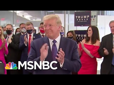 President Trump Visits His Campaign Headquarters To Thank Staff | MTP Daily | MSNBC