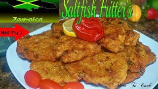 HOW TO MAKE JAMAICAN SALTFISH FRITTERS RIGHT THE FIRST TIME