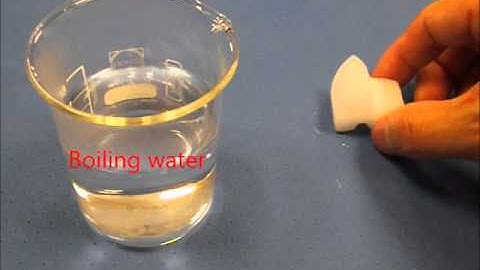 The shape memory effect in elastic sponge