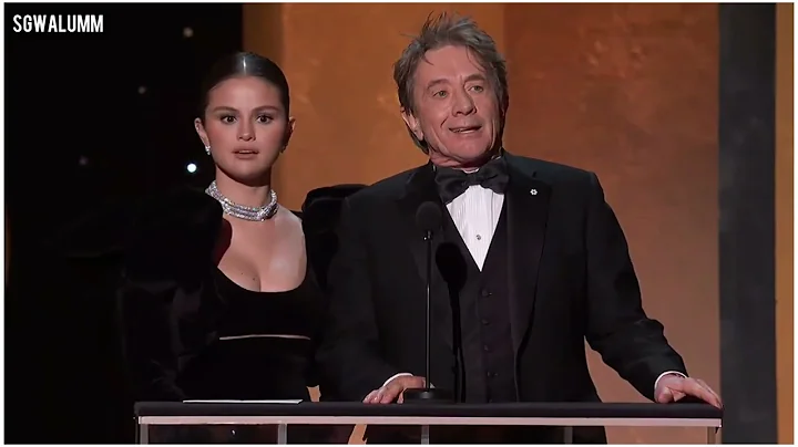 Selena Gomez and Martin Short present the outstanding performance by female actor at SAG Awards