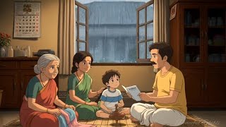 Peaceful rainy 90s memories in Ghibli style || Inland letter || Ghibli style #ghibli