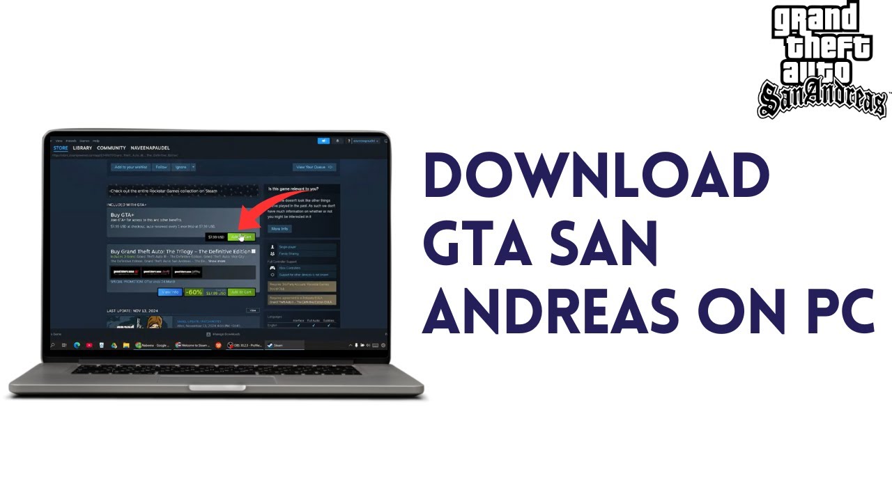 How To Download Gta San Andreas On Pc Or Laptop For Free (2025) - YouTube