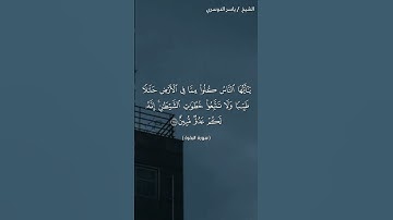سورة البقرة (١٦٧ - ١٦٩) /ياسر الدوسري