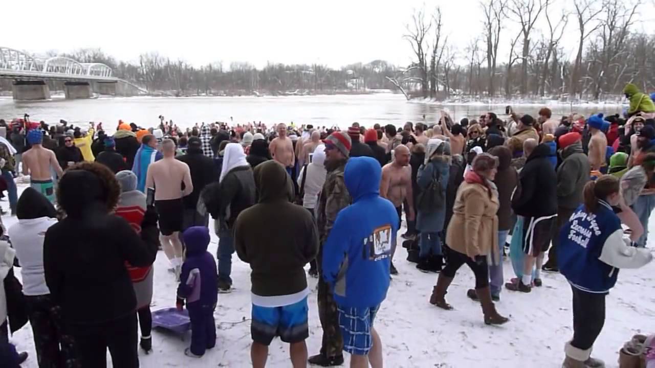 Polar Bear Plunge Waterville Ohio 112014 YouTube