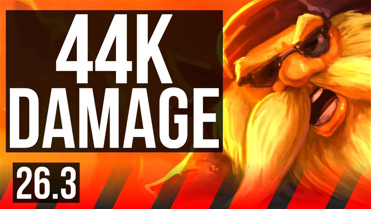 GRAGAS vs ZAAHEN (TOP) | 44K damage | EUW Master | 26.3