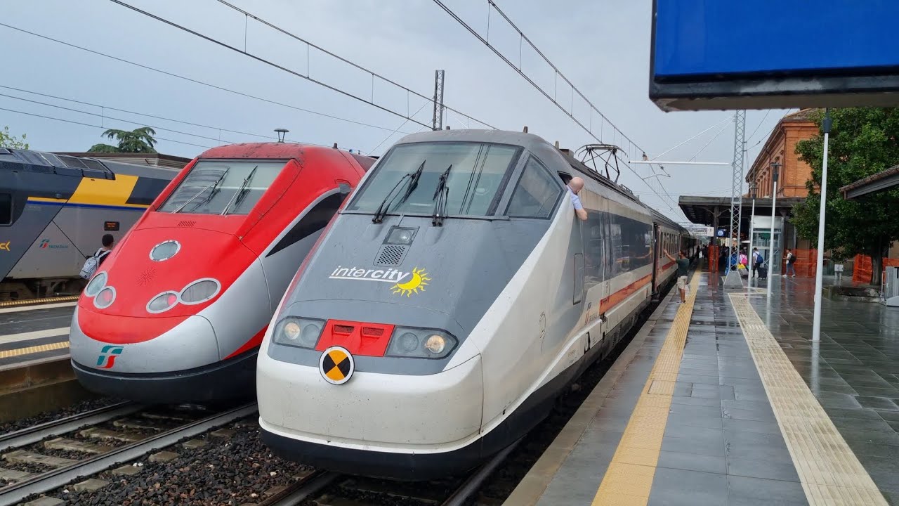 TRENI IN ARRIVO A CESENA: PIOGGIA E RIPRESA A 2,10 mt!
